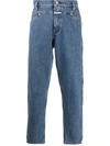 CLOSED MID-RISE TAPERED TROUSERS