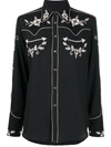 POLO RALPH LAUREN FLORAL EMBROIDERED WESTERN SHIRT