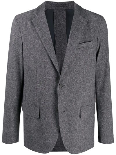 Traiano Milano Single-breasted Jacket In Grey