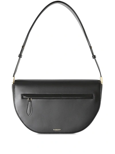 Burberry Medium Olympia Crossbody Bag In Black