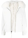 MR & MRS ITALY LAYERED FAUX FUR JACKET