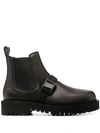 VALENTINO GARAVANI VLTN BUCKLE BEATLE BOOTS