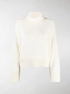 Loulou Studio Collar Sweater Clothing In White