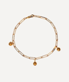 ALIGHIERI GOLD-PLATED THE ANCHOR IN THE STORM CHOKER NECKLACE,000716185