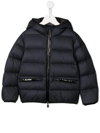 Herno Kids' Classic Padded Jacket In Blue