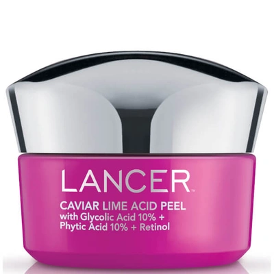 Lancer Skincare Caviar Lime Acid Peel With Glycolic Acid 10 Phytic Acid 10 Retinol (1.7 Oz.)