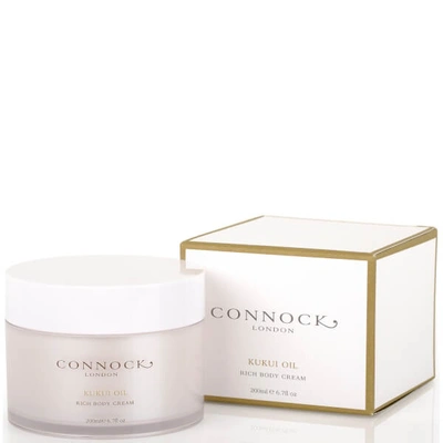 Connock London Kukui Oil Rich Body Cream 200ml