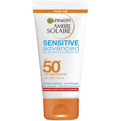 Garnier Ambre Solaire Mini Sensitive Hypoallergenic Sun Protection Cream Spf50 50ml