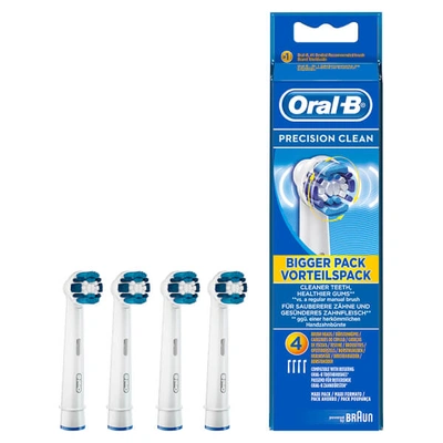 Oral B Oral-b Precision Clean Toothbrush Head Refills (x4)