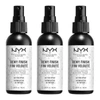 NYX PROFESSIONAL MAKEUP DEWY SETTING SPRAY TRIO,K4099500M