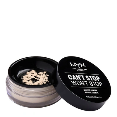 Nyx Professional Makeup Can't Stop Won't Stop Setting Powder (various Shades) - Light