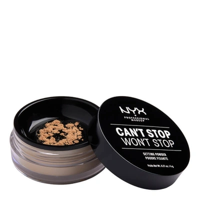 Nyx Professional Makeup Can't Stop Won't Stop Setting Powder (various Shades) - Medium In Medium 