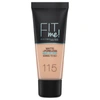 MAYBELLINE FIT ME! MATTE AND PORELESS FOUNDATION 30ML (VARIOUS SHADES) - 115 IVORY,B2732800