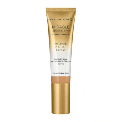 Max Factor Miracle Touch Second Skin 30ml (various Shades) - Medium/tan In Medium,tan