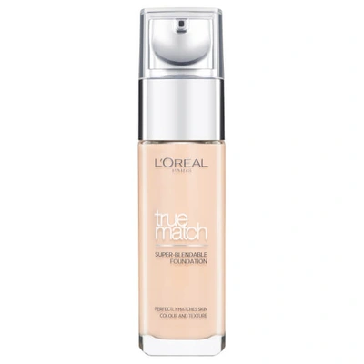 L'oréal Paris True Match Liquid Foundation With Spf And Hyaluronic Acid 30ml (various Shades) - 3n Creamy Beige