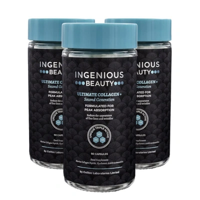 Ingenious Beauty Ultimate Collagen+ 2nd Generation (3 X 90 Capsules - Worth $178)