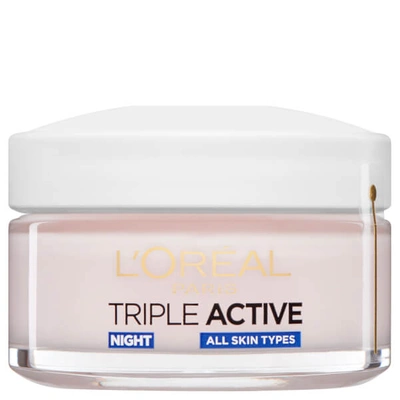 L'oréal Paris Dermo Expertise Triple Active Hydrating Night Moisturiser (50ml)