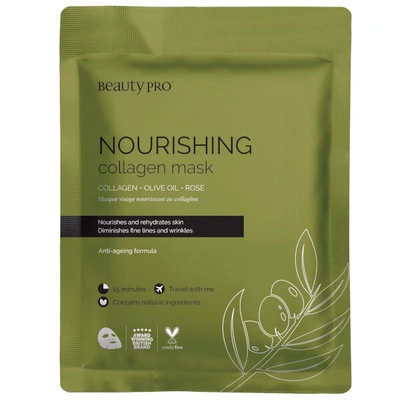 Beautypro Nourishing Collagen Sheet Mask With Olive Extract