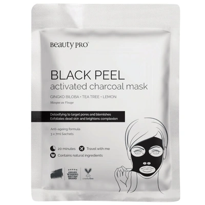 Beautypro Black Diamond Peel-off Mask With Activated Charcoal (3 Applications)
