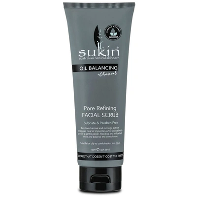 Sukin Oil Balancing+ Charcoal Pore Refining Facial Scrub 125ml