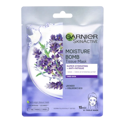 Garnier Moisture Bomb Lavender Hydrating Face Sheet Mask For Fatigued Skin 32g