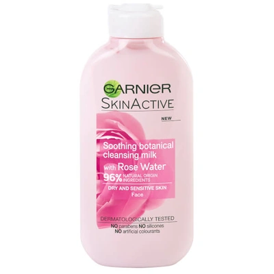 Garnier Natural Rose Cleansing Milk And Makeup Remover For Sensitive Skin 200ml