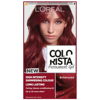 L'oréal Paris Colorista Permanent Gel Hair Dye (various Shades) - Cherry Red In 4 Cherry Red