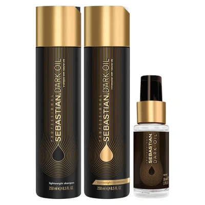 Sebastian Professional Dark Oil Frizz Taming Bundle (worth £55.40)