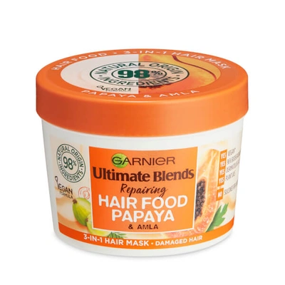 GARNIER ULTIMATE BLENDS HAIR FOOD PAPAYA 3-IN-1 DAMAGED HAIR MASK TREATMENT 390ML,C6240800