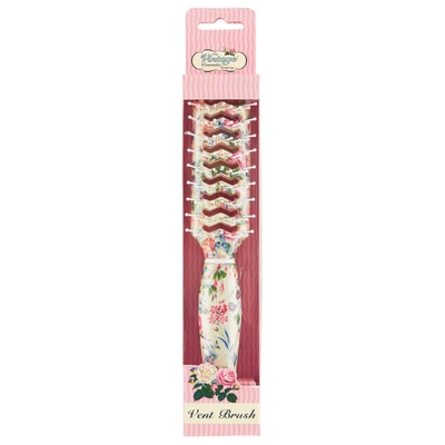 The Vintage Cosmetic Company Floral Vent Hair Brush