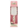 THE VINTAGE COSMETIC COMPANY FLORAL RECTANGULAR PADDLE HAIR BRUSH,5FRPBB