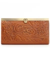 PATRICIA NASH CAUCHY TOOLED LEATHER WALLET
