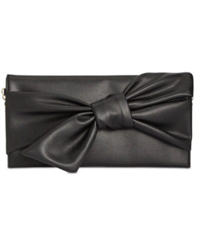 Inc International Concepts Bowah Hands Through Clutch, Created For Macy's In Black