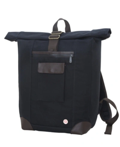 Token Waxed Montrose Backpack In Black
