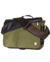 Token Grand Army Small Shoulder Bag With Back Zipper In Olive