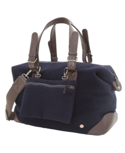 Token Lafayette Wool Medium Duffel Bag In Navy