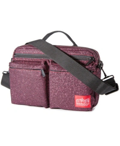 Manhattan Portage Albany Midnight Shoulder Bag In Burgundy