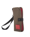 Manhattan Portage Waxed Nylon Continental Wallet In Dark Brown
