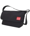 Manhattan Portage Large Vintage Messenger Bag In Black