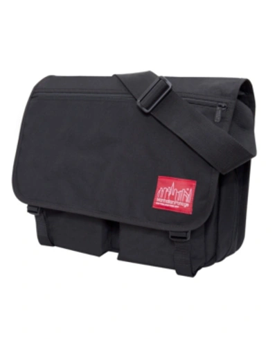 Manhattan Portage Large Europa Deluxe Bag With Back Zipper In Black