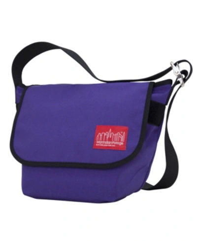 Manhattan Portage Small Vintage Messenger Bag In Purple