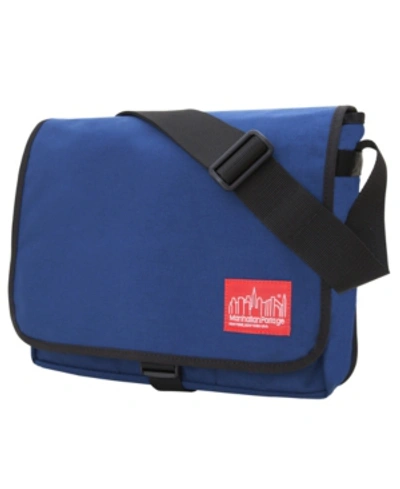 Manhattan Portage Small Deluxe Dj Computer Bag In Navy