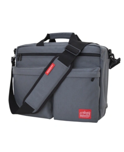 Manhattan Portage Tribeca Bag With Back Zipper In Gray