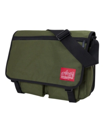 Manhattan Portage Large Europa Deluxe Bag With Back Zipper In Olive