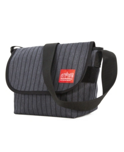 Manhattan Portage Small Herringbone Jr. Messenger Bag In Gray