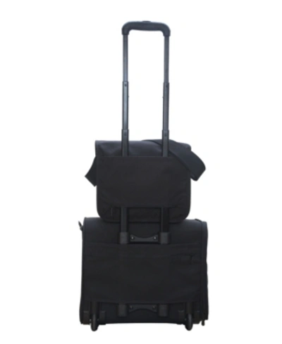 Manhattan Portage Small Europa With Back Zipper And Compartments In Black