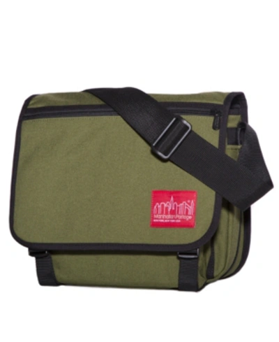Manhattan Portage Small Europa With Back Zipper And Compartments In Olive