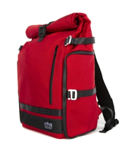 Manhattan Portage Focus Backpack In Red