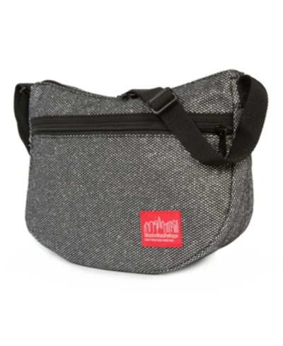 Manhattan Portage Midnight Bowling Green Shoulder Bag In Pewter