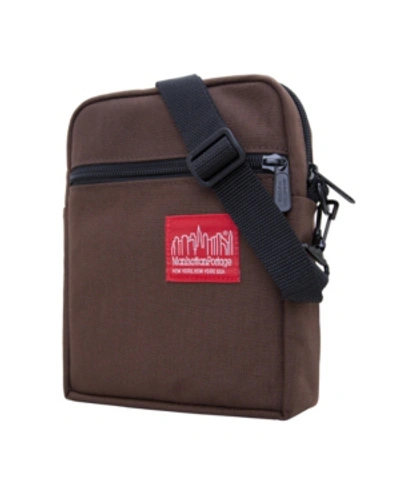 Manhattan Portage Small Deluxe Dj Computer Bag In Dark Brown